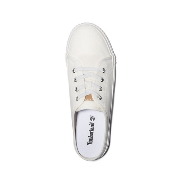 Timberland White Skyla Bay Mules Size 7 - Brand New - Picture 3 of 11